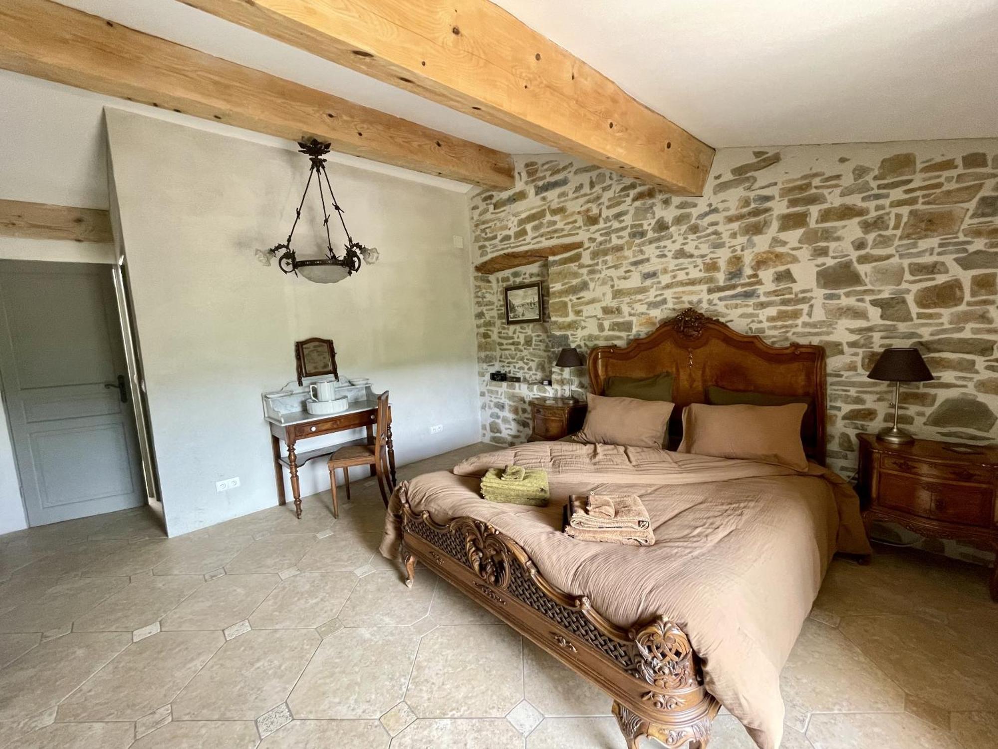 Le Domaine De La Tuilerie - Gite De Charme En Bord De Riviere Avec Piscine Servies-en-Val Rum bild